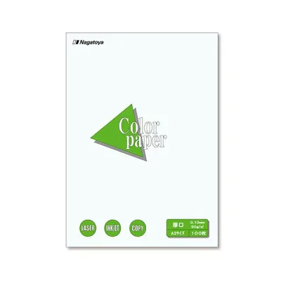 【送料無料】(まとめ) 長門屋商店 Color Paper A3 厚口 白 ナ-1301 1冊(100枚) 【×10セット】