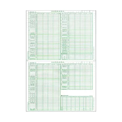 【送料無料】東京ビジネス 合計残高試算表 (建設・科目印刷・消費税無) 平成18年会社法対応 CG1006KZU2 1冊(50セット) 【×10セット】