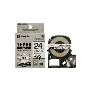 【送料無料】(業務用3セット)キングジム テプラ PROテープ/ラベルライター用テープ 【アイロンラベル/幅:24mm】 SF24K ホワイト(白)