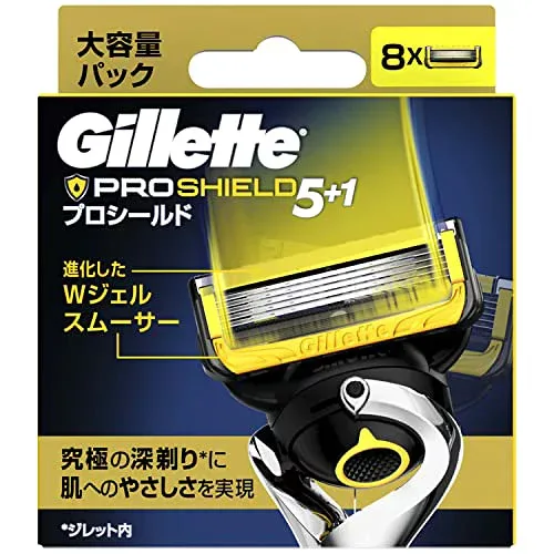 Gillette ジレット プロシールド 替刃8コ入 送料無料