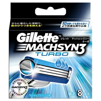 P&G ジレット マッハシンスリー ターボ 替刃8個入 カミソリ 4902430688635
