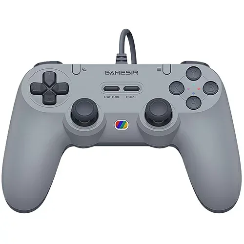 GameSir Tegenaria Lite Gray レトロ風有線ゲーミングコントローラー 任天堂Switch / Switch2 / iOS / Android / WindowsPC対応