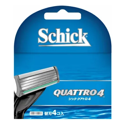 Schick シック・ジャパン クアトロ4 替刃 4コ入