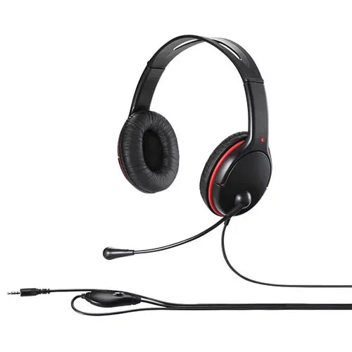 バッファロー(BUFFALO) BSHSHCS300BK ブラック 両耳ヘッドバンド式ヘッドセット