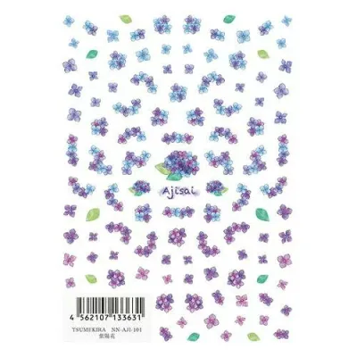 イングカワモト TSUMEKIRA(ツメキラ) ネイルシール 紫陽花 NN-AJI-101 (1408455)