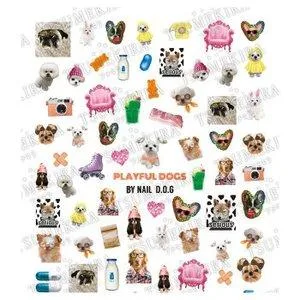 イングカワモト TSUMEKIRA(ツメキラ) ネイルシール DOG×DAISY プロデュース2 PLAYFUL DOGS NN-DXD-102 (1605716)