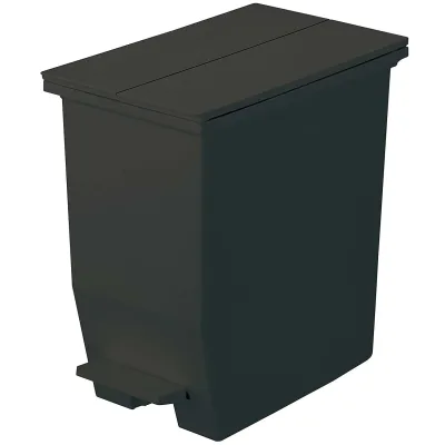 RISU リス リス フタ付きゴミ箱 ソロウ ペダルオープンツイン 20L ブラック 日本製 177432