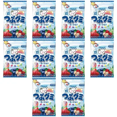 春日井製菓 つぶグミ ヨーグルト 75g × 10【Y倉庫】