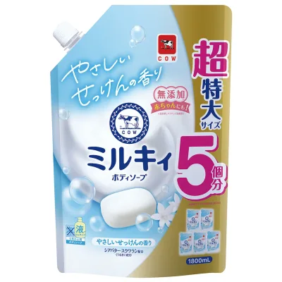 ミルキィボディソープやさしいせっけん 詰替 1800ML