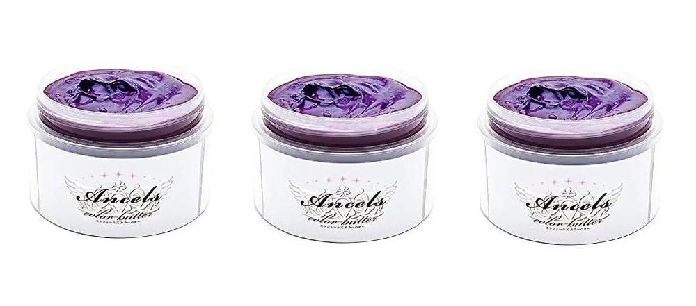 エンシェールズ カラートリートメント カラーバター 200g (ショッキングパープル) 3個セット