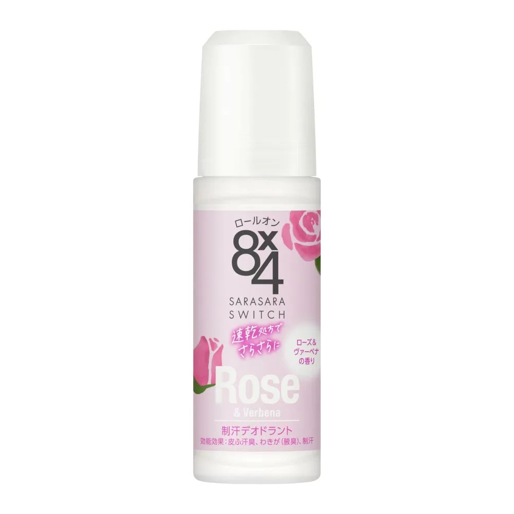 エイトフォー 8x4 ロールオン ローズ&ヴァーベナの香り 45ml