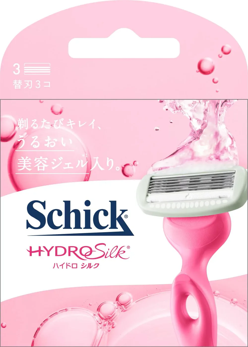Schick(シック) ハイドロシルク 替刃(3コ入) 女性用 カミソリ