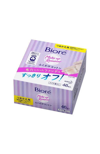 ビオレ メイク落とし ふくだけコットン つめかえ用 46枚入