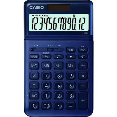 【即納在庫品】「直送」4549526604270 スタイリッシュ電卓 ジャストタイプ12桁