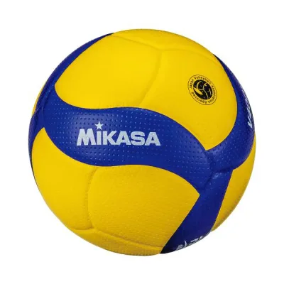 ミカサ MIKASA 4907225000111 V400W−L バレー4号 小学校試合球 軽量球 黄/青 検定球 バレーボール 小学生用