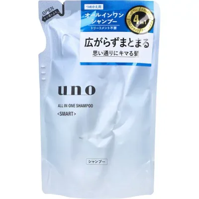 4550516503268 UNO ウーノ オールインワンシャンプー スマート 詰替用 400mL【キャンセル不可】