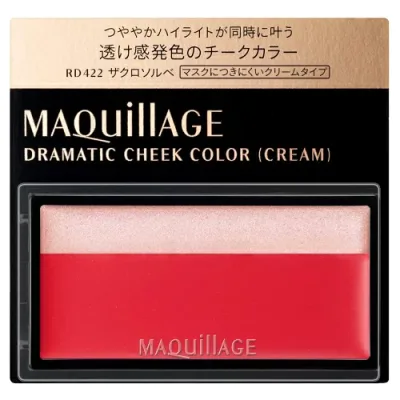 資生堂 マキアージュ ドラマティックチークカラー (クリーム) RD422 ザクロソルベ