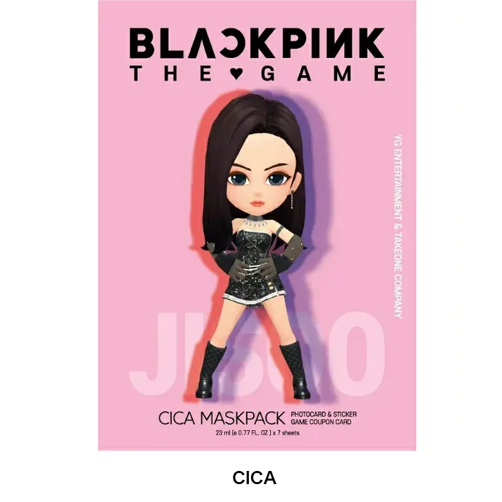 選べるBLACKPINK THE GAME マスクパック 7枚×23mL シートマスク フェイスパック スキンケア 並行輸入品 韓国 かわいい おすすめ お買い得
