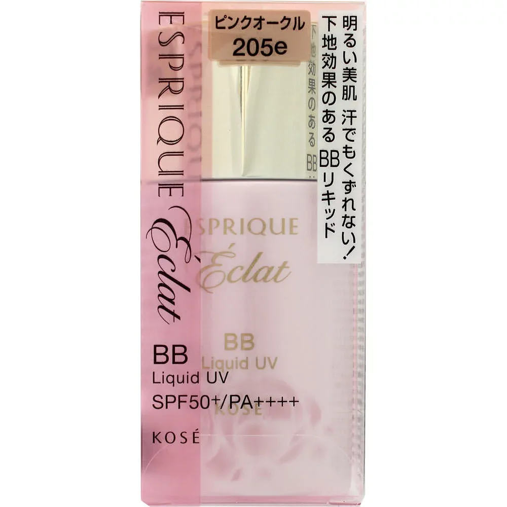 コーセー エスプリーク エクラ 明るさ持続 BB リキッド UV PO205e ピンクオークル 30g