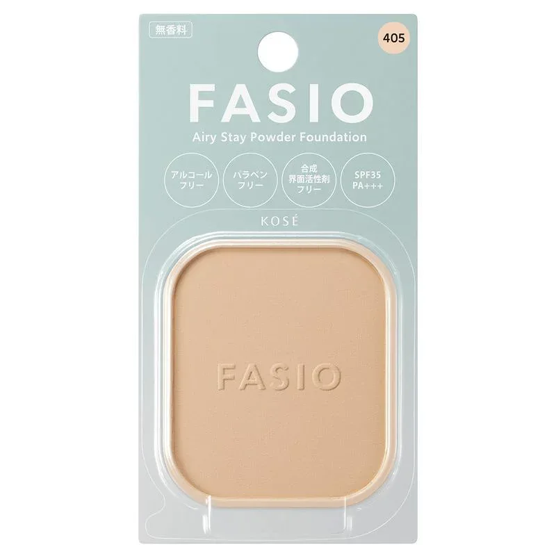 ファシオ エアリーステイ パウダーファンデーション 405 ライトオークル 10g