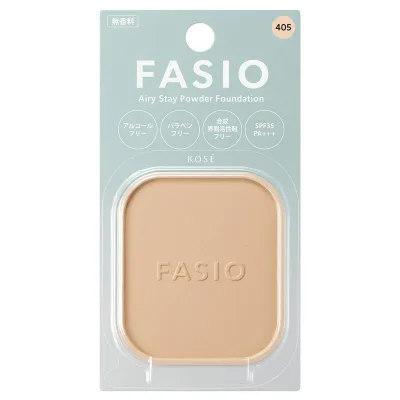 ファシオ エアリーステイ パウダーファンデーション 405 ライトオークル 10g
