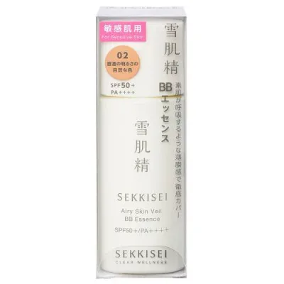 雪肌精 クリアウェルネス エアリースキンヴェール BBエッセンス 02 普通の明るさの自然な色 30mL