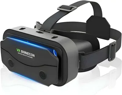 VRゴーグル VRヘッドセット 3Dパノラマ体験 1080P 超広角120°視野角 vrゴーグル スマホ用 非球面光学レンズ 焦点や瞳孔距離調節可能 装着感良い メガネ対応 スマホ vr 通気性 軽量 4.7~7 iPhone/andro
