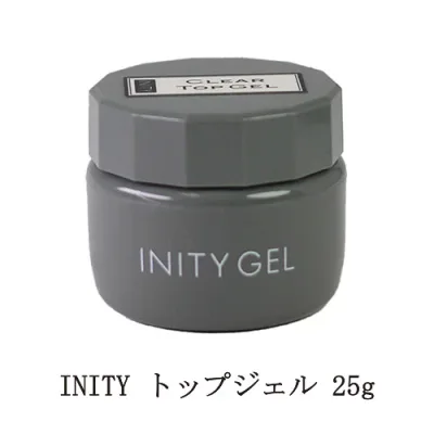 【最大3%OFF】 アイニティ トップジェル 25g INITY トップコート ソフトジェルタイプ ソークオフタイプ クリアジェル スカルプ 長さ出し 艶 ネイル用品 セルフネイル 新品 送料無料