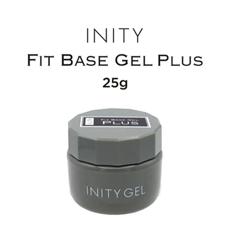 【最大3%OFF】 INITY アイニティ フィットベースジェル プラス 25g 【大サイズ】 フォルム形成 密着力 時短ジェル 新感覚テクスチャー つやつや レベリング クリアジェル 透明 ソフトジェル ソークオフ ジェルネイル ネイルアート デザイン セルフネイル 新品 送料無料