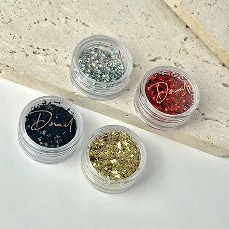 【最大3%OFF】 D.nail micホロスターセット 4色セット 各0.5g シルバーオーロラ レッド オーロラ ジェルネイル ネイルデザイン ネイルアート ネイリスト ネイルサロン セルフネイル デザイン スター ホログラム ホロスター ミクロ アート ディーネイル 新品 送料無料