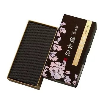 ปมธูป Nippon Kodo ถ่านบินโชตันไร้กลิ่น บรรจุในดอกกุหลาบ 26901