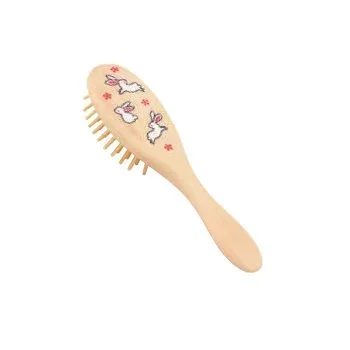 くろちく 椿堂 潤いブラシつげピン付 ウサギ 71003613