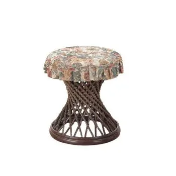 今枝商店 Romantic Rattan 籐カバー付スツール S44B