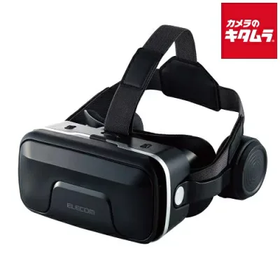 エレコム VRG-EH03BK VRゴーグル ヘッドホン一体型タイプ ブラック