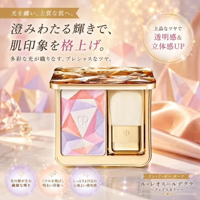 ★資生堂★ クレ・ド・ポー ボーテ ル・レオスールデクラ 201 Twilight’s Glow フェースカラー 10g 本体 ハイライティングパウダー 肌荒れ防止成分配合 ハイライト フェイスパウダー プレストパウダー パール 国内正規品 ネコポス 送料無料 即納