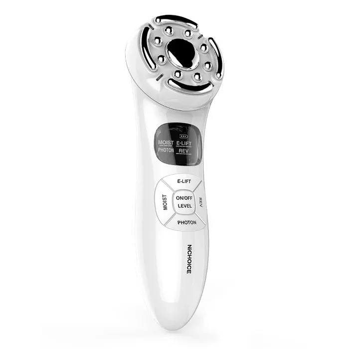 【美顔ローラー プレゼント】【返品OK!条件付】NiCHOICE RF光エステ美顔器 NBT-218 ホワイト【KK9N0D18P】【60サイズ】