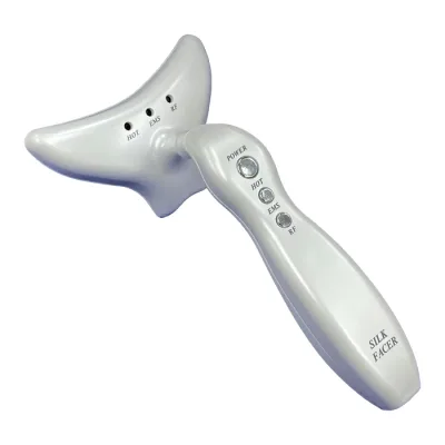 【返品OK!条件付】オムニ 美顔器 EMS ほうれい線アイロン シルクフェイサー OM-FM04 リフトアップ RF 温熱 目元ケア たるみ【KK9N0D18P】