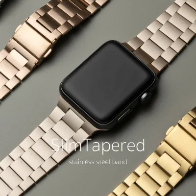アップルウォッチ バンド ステンレス スリム ベルト アップルウォッチバンド Apple Watch 38mm 40mm 41mm 42mm 44mm 45mm 交換 メタル メンズ レディース