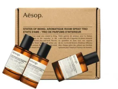 【ショッパー付き】イソップ AESOP アロマティック ルームスプレー トリオ キティラ/イストロス/オロウス 3種類のフレグランスコレクション ギフト プレゼント クリスマス
