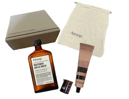 【BOX入り】イソップ Aesop マウスウォッシュ&アンドラム アロマティック ハンドバーム【ビーカー付き】 【巾着付き】父の日 母の日 クリスマス プレゼント ブラックフライデー お誕生日 お祝い