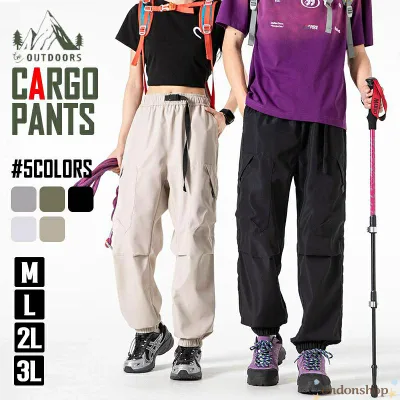 ジョガーパンツ メンズ 大きいサイズ アウトドア 登山パンツ クライミング ウエストゴム カーゴパンツ 速乾 ミリタリー イージーパンツ ワークパンツ