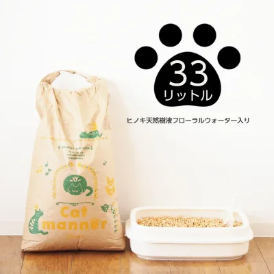 猫砂 木質ペレット キャットマナー 20kg 33リットル