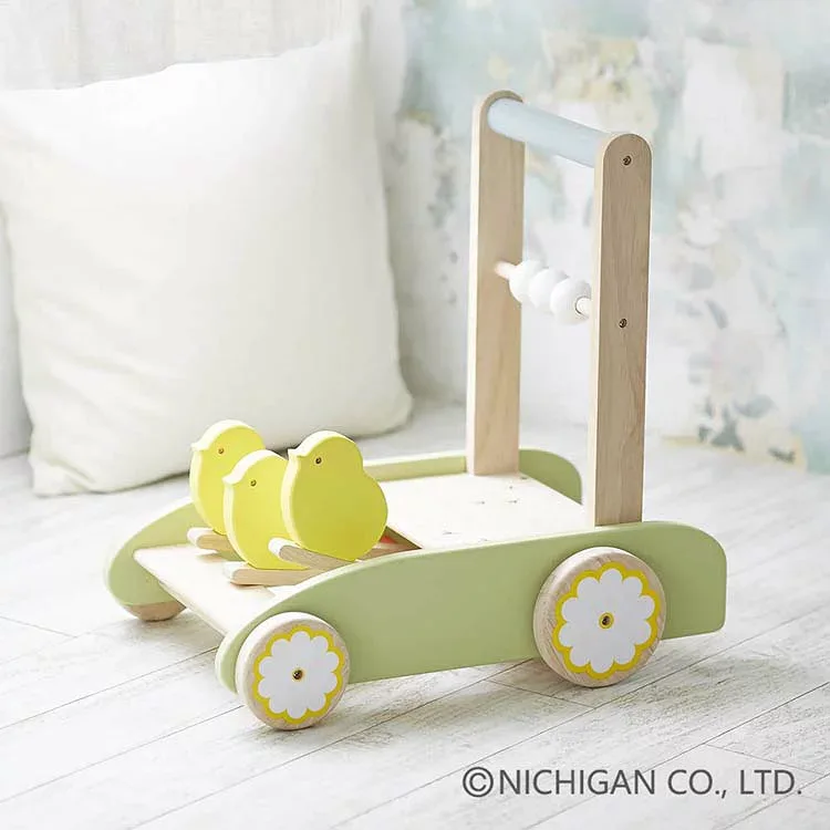 おさんぽpipi BB37木のおもちゃ 知育玩具 木製玩具 ギフト 天然木 NICHIGAN 1才〜 ニチガン 【B】