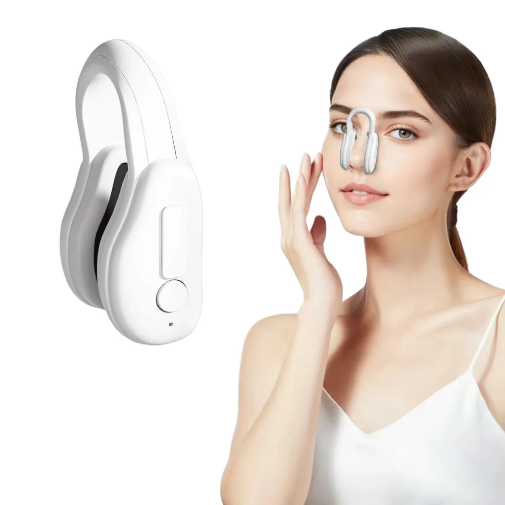 FOGABER 鼻専用美顔器 鼻クリップ 電動 小鼻クリップ ノーズクリップ 鼻美顔器 鼻を高くする器具 美鼻クリップ 充電式鼻美顔器 鼻高く美顔器 3段階レベル レディース メンズ 日本語説明書