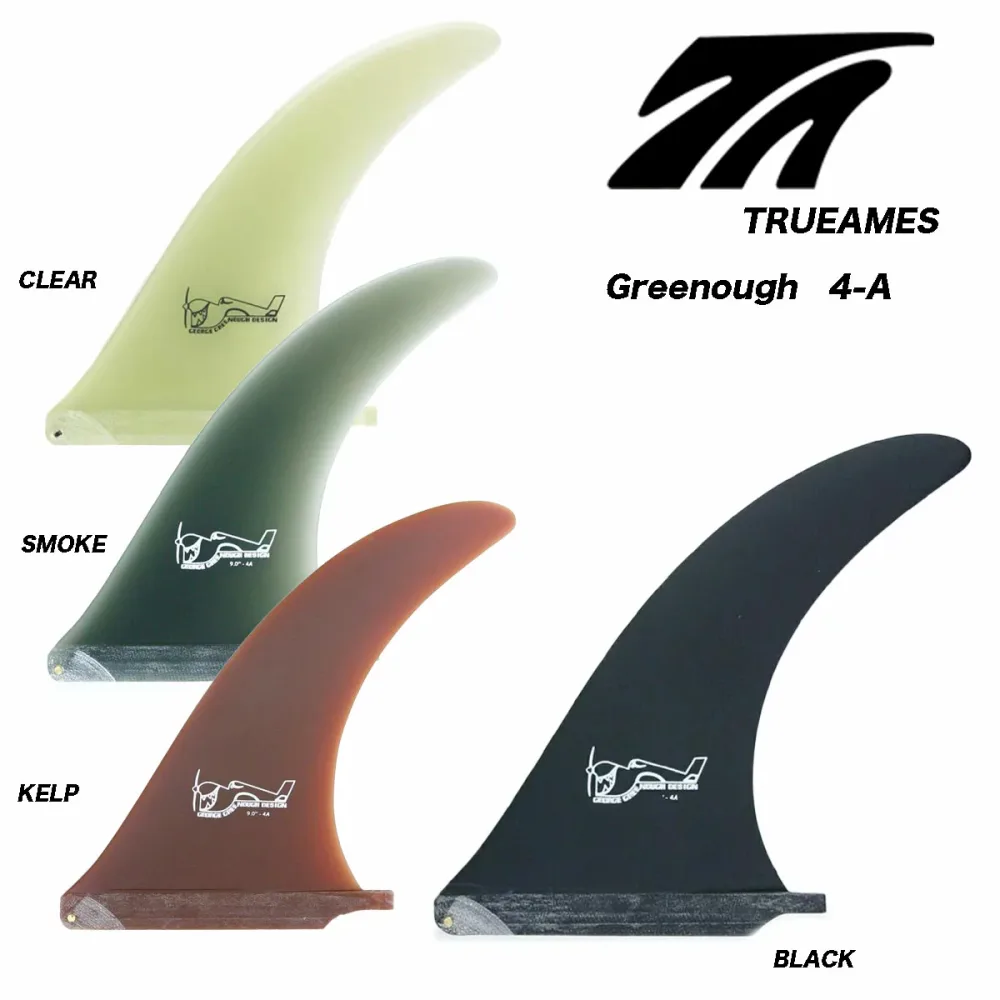 TRUE AMES トゥルーアムス フィン Sanded Greenough 4A 7.5" サンデッド ジョージ・グリノー グリノウ 7.5インチ シングルフィン センターフィン ミッドレングス ファンボード ロングボード サーフボード サーフィン トゥルーエイムス 日本正規品