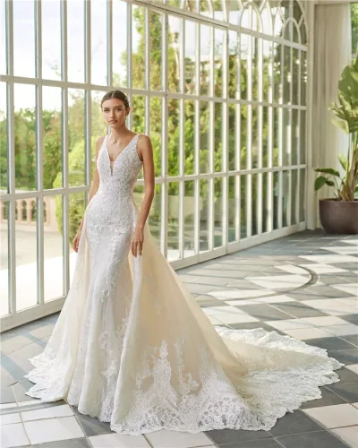 ウエディングドレス マーメイドライン 花嫁 wedding dress 結婚式 ウェデイング 花嫁 挙式 二次会 前撮り ブライダル ロングドレス レディース セミオーダー オーダーメイド ws3168