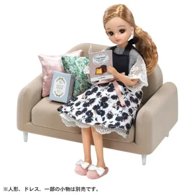 リカちゃん LF-07 インテリアコーディネート ソファ セット(Francfrancコラボ)おもちゃ こども 子供 女の子 人形遊び 小物 3歳