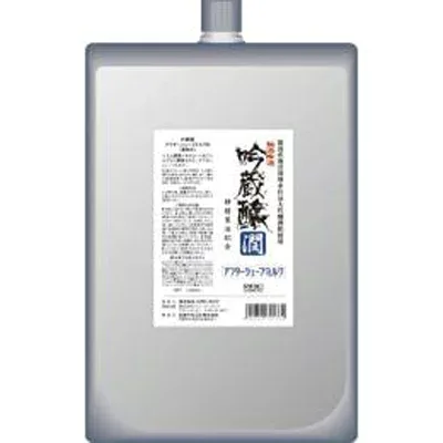 吟蔵醸 アフターシェーブミルクKF 1000ml (業務用) 吟蔵醸 肌 やさしい 海洋深層水 酒粕使用 しっとり なめらか 保湿 つるつる アフターシェーブ ミルク 微香性 弱酸性