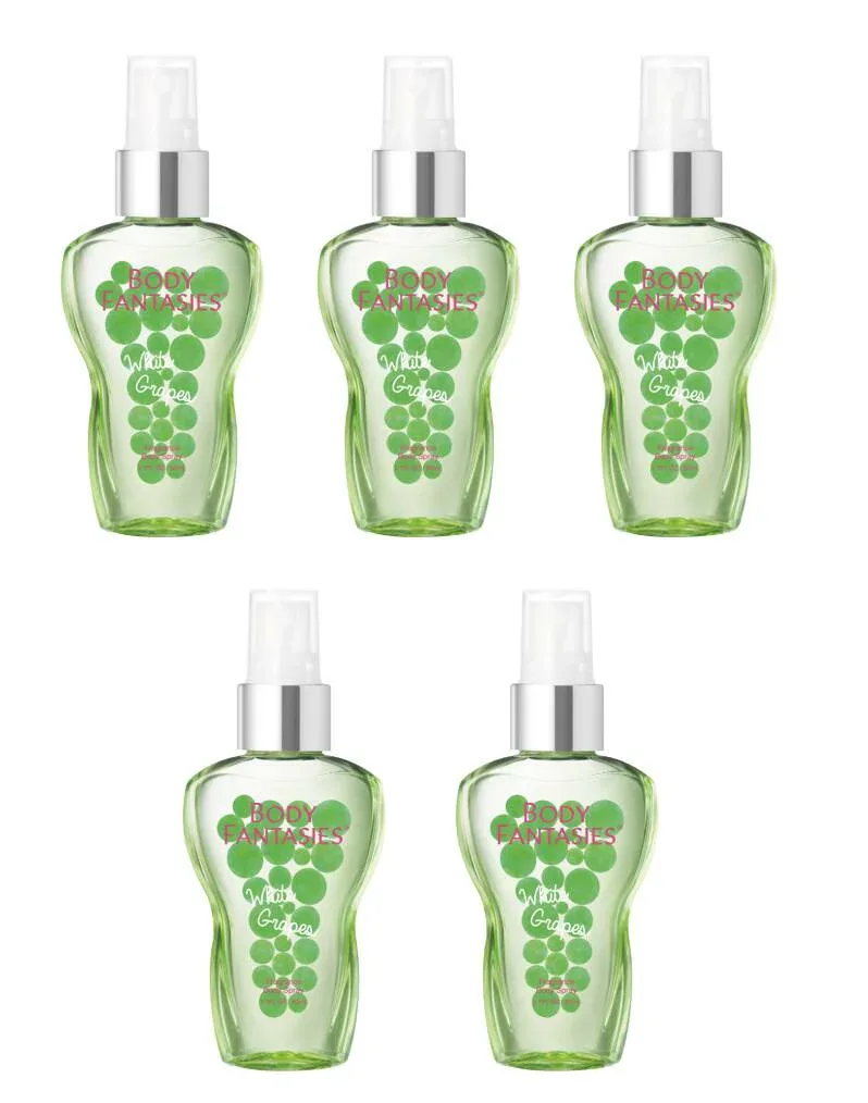 BODY FANTASIES ボディファンタジー ボディスプレー 白ブドウ 50ml×5本セット