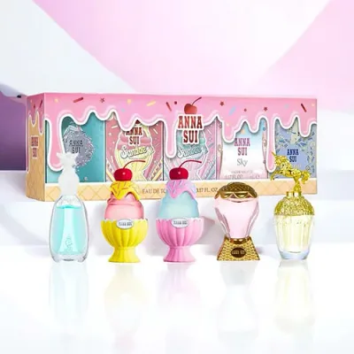 【お買い物マラソン!ポイント最大15倍!】アナスイ ANNA SUI ミニ香水 コレクション 5ml×5個 ファンタジア/スカイ/シークレットウィッシュ/サンデープリティピンク/サンデーメローイエロー